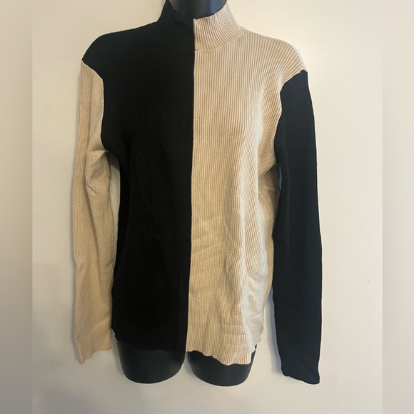 YAL womens two colored sweater size XL - Picture 3 of 13